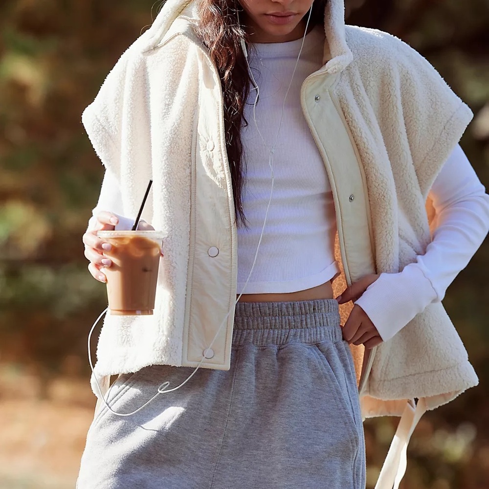Free People FP Movement Scout It Out fleece vest